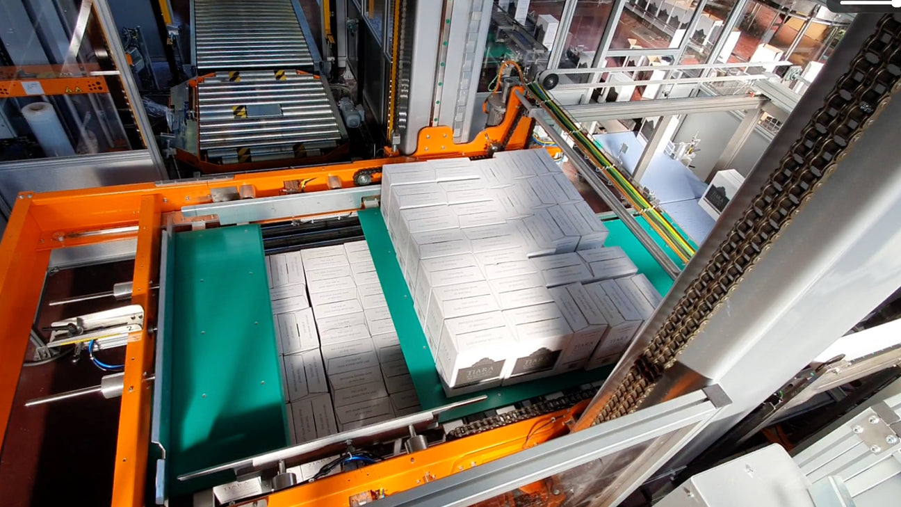 Palletising and depalletising equipment for automated product handling