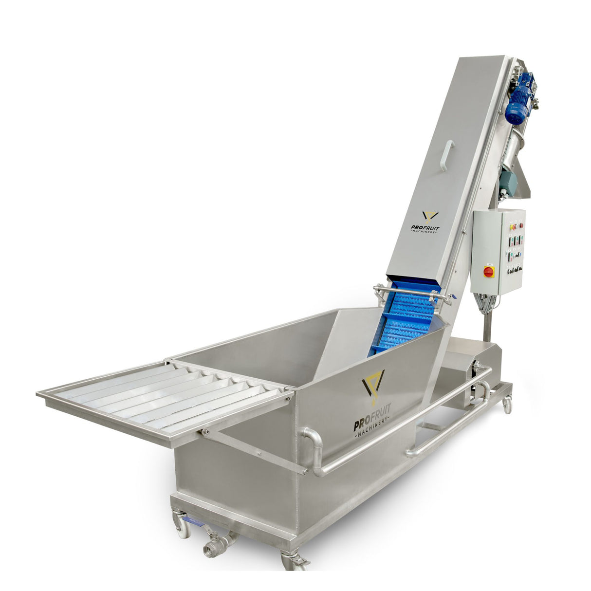 ProFruit Fruit Bubble Washer Elevator Mill AQUAMILL