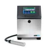 Videojet industrial printer with digital display on a white background