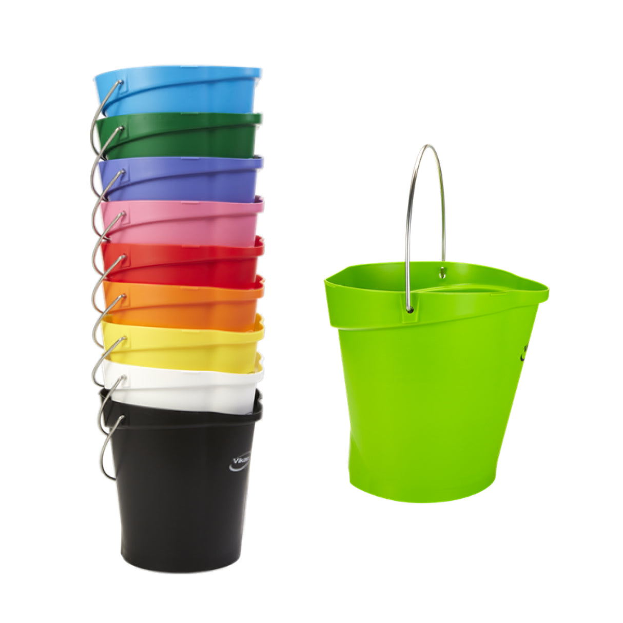 Vikan Wells PP Buckets - 12L & 20L